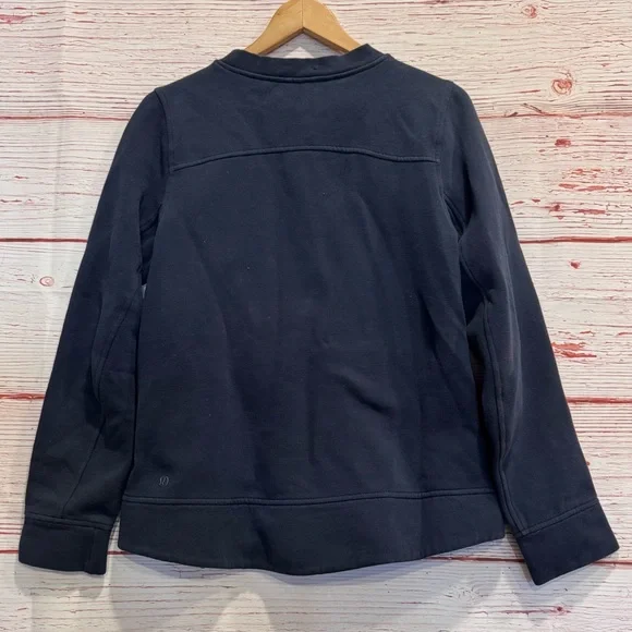 Lululemon Fleece Be True Crew in Inkwell Sz 6 - Picture 9 of 12